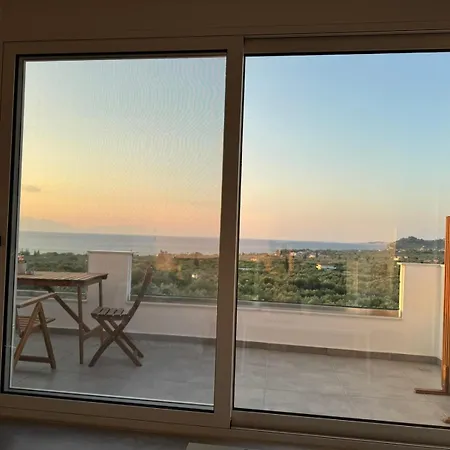 公寓 Blue & - Sunset Sea View In A Quiet Location